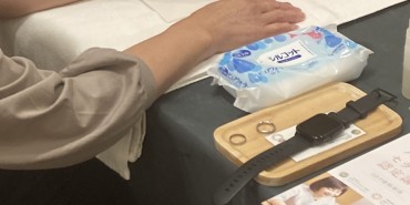 ホテル検診でのハンドケア体験（兵庫県・宝塚ホテル）を実施しました